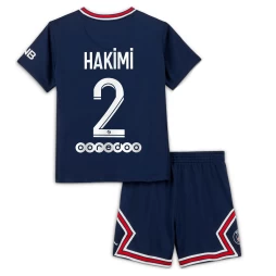 Achraf Hakimi Paris Saint-Germain Home Kids Kit 2021-22