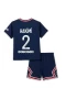 Achraf Hakimi Paris Saint-Germain Home Kids Kit 2021-22