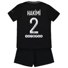 Achraf Hakimi Paris Saint-Germain Third Kids Kit 2021-22