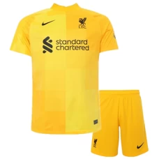 Alisson Becker Liverpool FC Away Kids Kit 2021-22