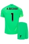 Alisson Becker Liverpool FC Home Kids Kit 2021-22