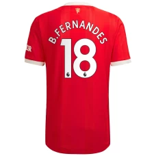 Bruno Fernandes Manchester United Home Jersey 2021-22