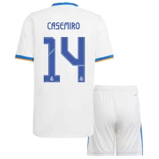 Casemiro Real Madrid Home Kids Kit 2021-22