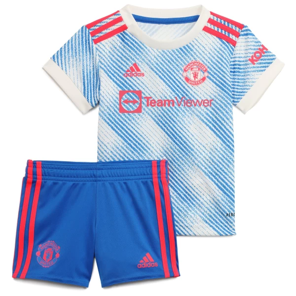 Cristiano Ronaldo Manchester United Away Kids Kit 2021-22