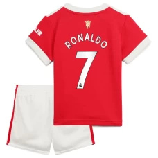 Cristiano Ronaldo Manchester United Home Kids Kit 2021-22