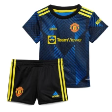Cristiano Ronaldo Manchester United Third Kids Kit 2021-22