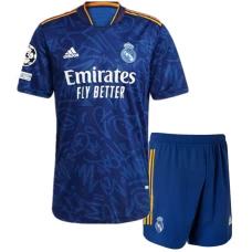 Dani Carvajal Real Madrid Away Kids Kit 2021-22