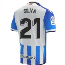 David Silva Real Sociedad Home Jersey 2021-22