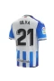 David Silva Real Sociedad Home Jersey 2021-22