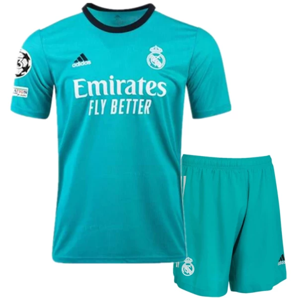 Eden Hazard Real Madrid Third Kids Kit 2021-22
