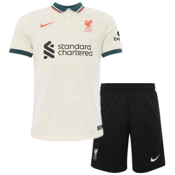 Fabinho Liverpool FC Away Kids Kit 2021-22