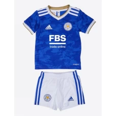 Jamie Vardy Leicester City Home Kids Kit 2021-22