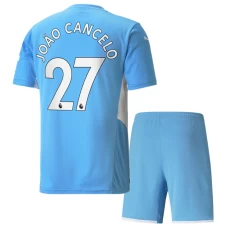 Joao Cancelo Manchester City Home Kids Kit 2021-22