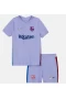 Jordi Alba FC Barcelona Away Kids Kit 2021-22