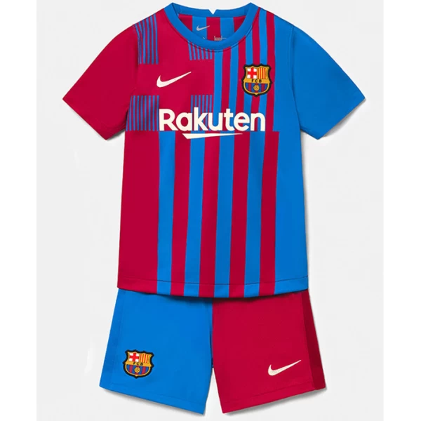 Jordi Alba FC Barcelona Home Kids Kit 2021-22