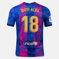 Jordi Alba FC Barcelona Third Jersey 2021-22