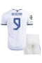 Karim Benzema Real Madrid Home Kids Kit 2021-22