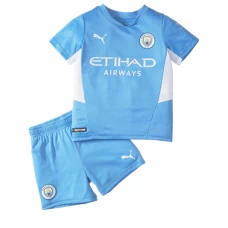 Kevin De Bruyne Manchester City Home Kids Kit 2021-22
