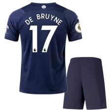 Kevin De Bruyne Manchester City Third Kids Kit 2021-22