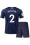 Kyle Walker Manchester City Third Kids Kit 2021-22