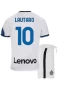 Lautaro Martinez Inter Milan Away Kids Kit 2021-22