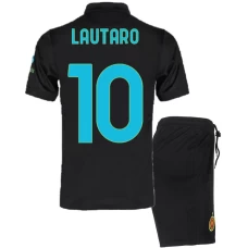 Lautaro Martinez Inter Milan Third Kids Kit 2021-22