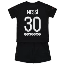 Lionel Messi Paris Saint-Germain Third Kids Kit 2021-22