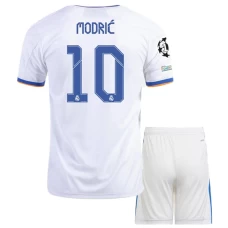 Luka Modric Real Madrid Home Kids Kit 2021-22