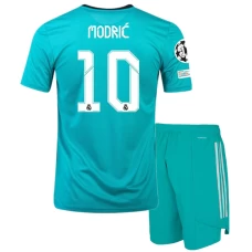 Luka Modric Real Madrid Third Kids Kit 2021-22