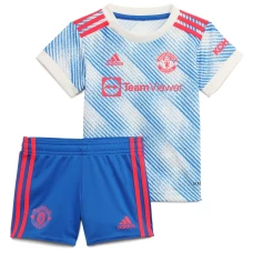 Luke Shaw Manchester United Away Kids Kit 2021-22