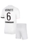 Marco Verratti Paris Saint-Germain Away Kids Kit 2021-22