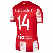 Marcos Llorente Atletico de Madrid Home Jersey 2021-22