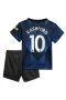 Marcus Rashford Manchester United Third Kids Kit 2021-22