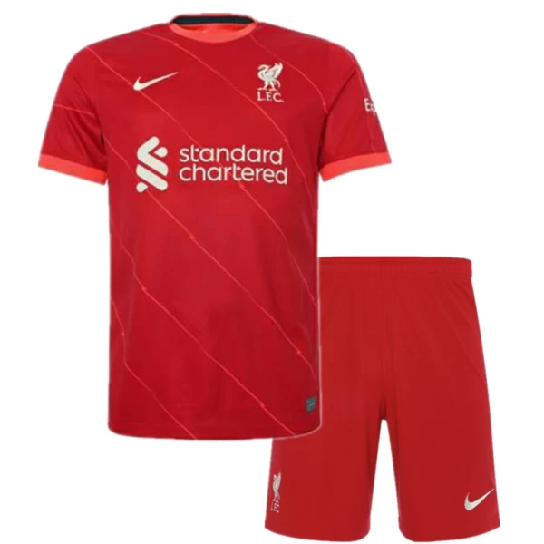Mohamed Salah Liverpool FC Home Kids Kit 2021-22
