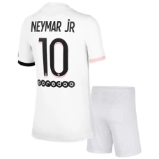 Neymar Paris Saint-Germain Away Kids Kit 2021-22