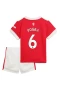 Paul Pogba Manchester United Home Kids Kit 2021-22