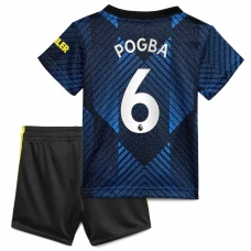 Paul Pogba Manchester United Third Kids Kit 2021-22
