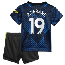 Raphael Varane Manchester United Third Kids Kit 2021-22