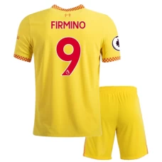 Roberto Firmino Liverpool FC Third Kids Kit 2021-22