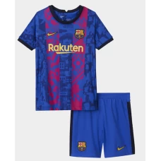 Sergio Aguero FC Barcelona Third Kids Kit 2021-22