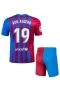 Sergio Aguero FC Barcelona Home Kids Kit 2021-22