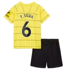 Thiago Silva Chelsea Away Kids Kit 2021-22