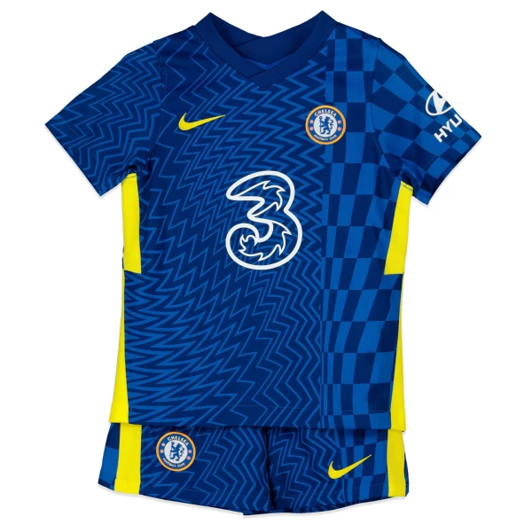 Thiago Silva Chelsea Home Kids Kit 2021-22
