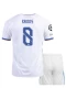 Toni Kroos Real Madrid Home Kids Kit 2021-22