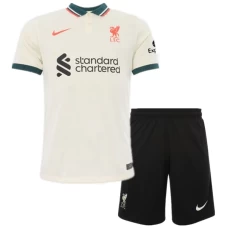 Virgil van Dijk Liverpool FC Away Kids Kit 2021-22