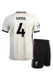 Virgil van Dijk Liverpool FC Away Kids Kit 2021-22